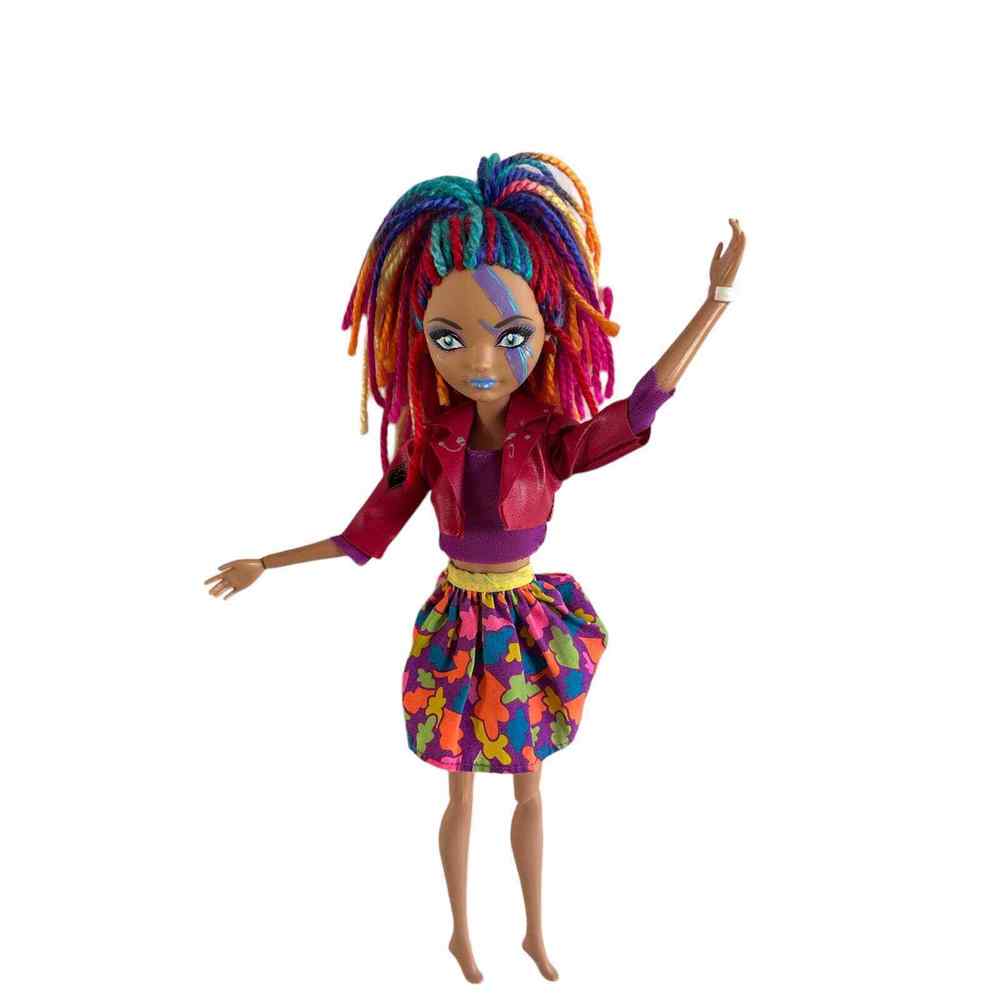 Ever After Monster High Repaint Reroot Yarn Hair Custom Styled Art Doll OOAK